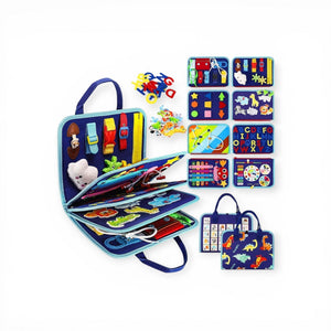Acorn Montessori Felt Busy Board With 8 Activity Pages