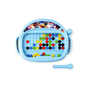 Violet Montessori Magnetic Drawing Board Dot Art with Pen