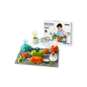 Indigo Montessori Electronics Circuit Kit, 35 Snap Pieces