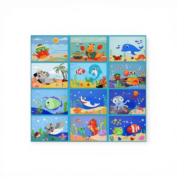 Butterfly Montessori 3D Puzzle Stickers, Peel and Build Figures by Montessori Petals, Montessori toy for ages 3+ years