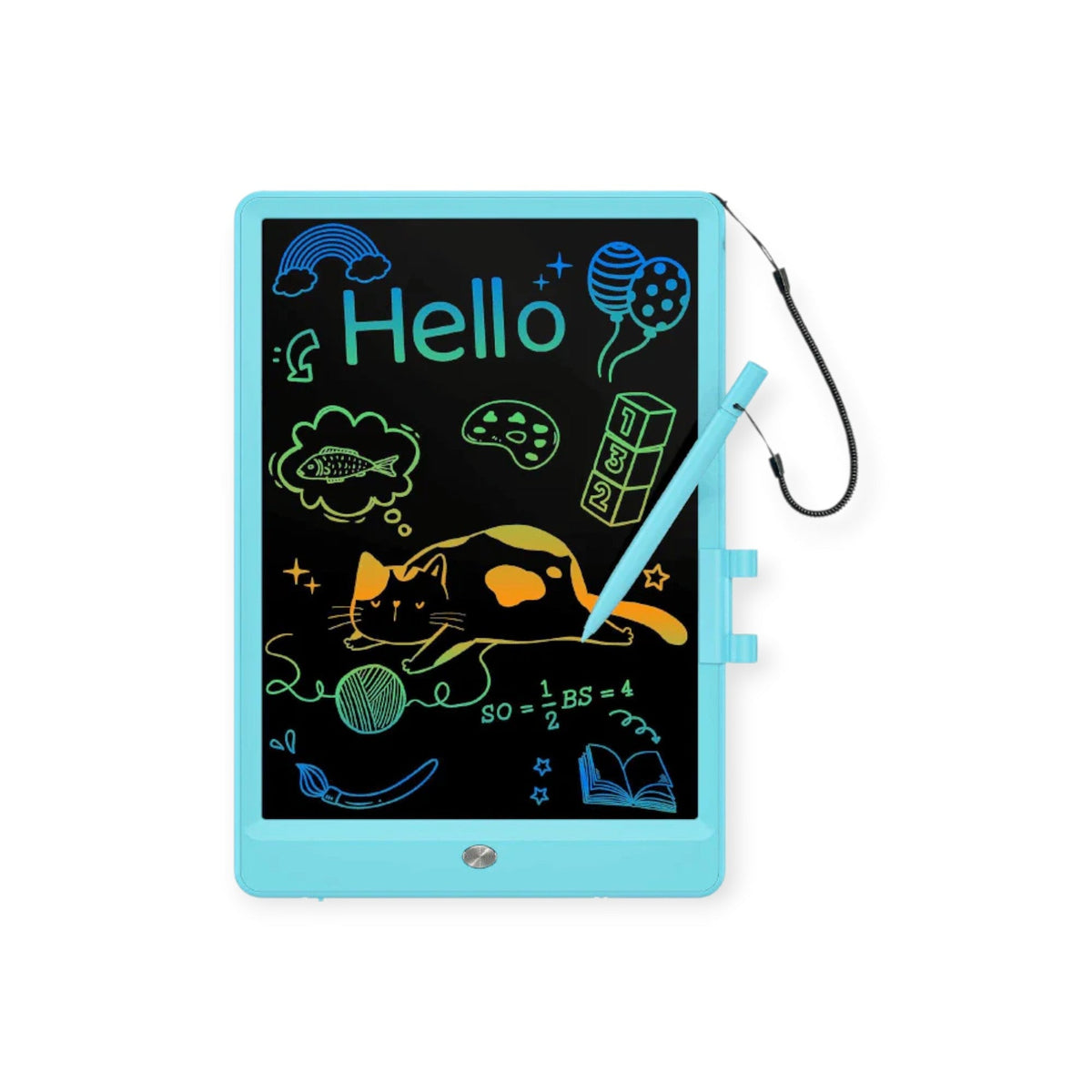Petal Montessori LCD Drawing Tablet with 10-Inch Colour Screen by Montessori Petals, Montessori toy for ages 3+ years