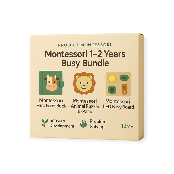 Dawn Montessori Toddler Toy Bundle for Ages One to Two by Montessori Petals, Montessori toy for ages 12 months+