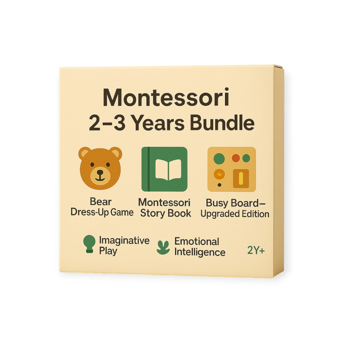 Gosling Montessori Toddler Toy Bundle for 2 to 3 Year Olds by Montessori Petals, Montessori toy for ages 3+ years
