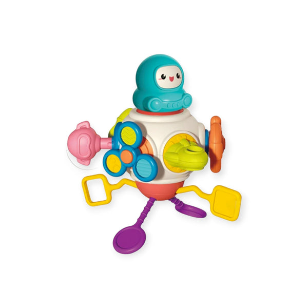 Dune Montessori Travel Busy Cube, Compact Sensory Activity Toy by Montessori Petals, Montessori toy for ages 3+ years