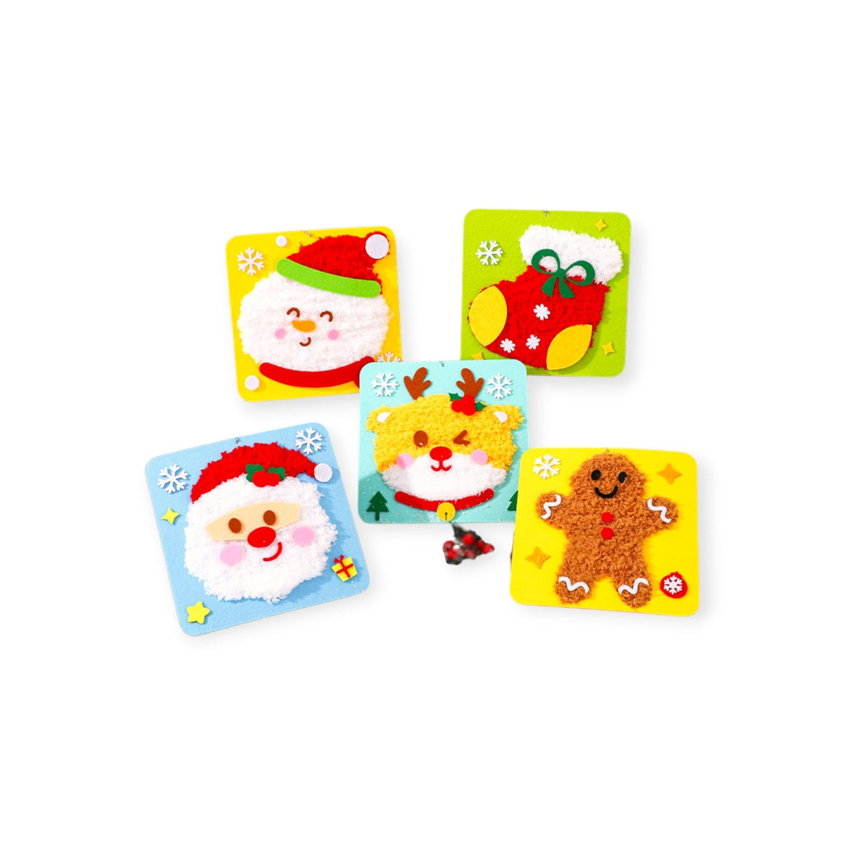 Spruce Montessori Felt Sewing Kit, Christmas Decoration Craft by Montessori Petals, Montessori toy for ages 4+ years