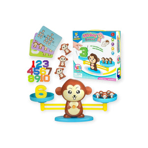 Vetch Montessori Balance Scale Math Game Monkey Counting Set