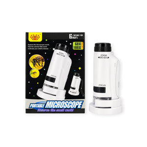 Osprey Montessori Pocket Microscope with 12 Slides and LED