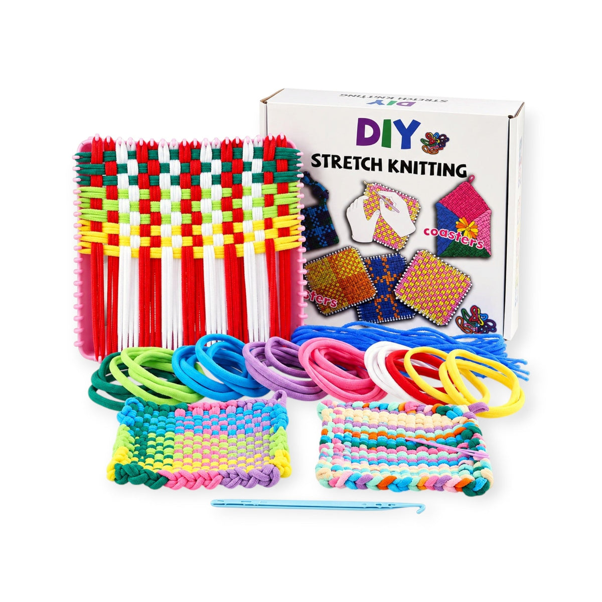 Woodruff Montessori Loop Loom Weaving Set for Kids by Montessori Petals, Montessori toy for ages 6+ years