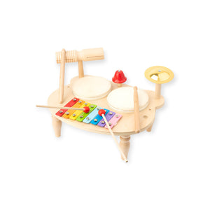 Willow Montessori Music Table Kitten Drum and Xylophone
