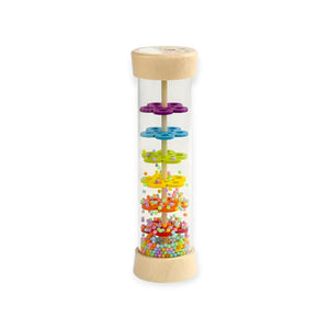 Zephyr Montessori Rainmaker Rattle Wooden Bead Shaker